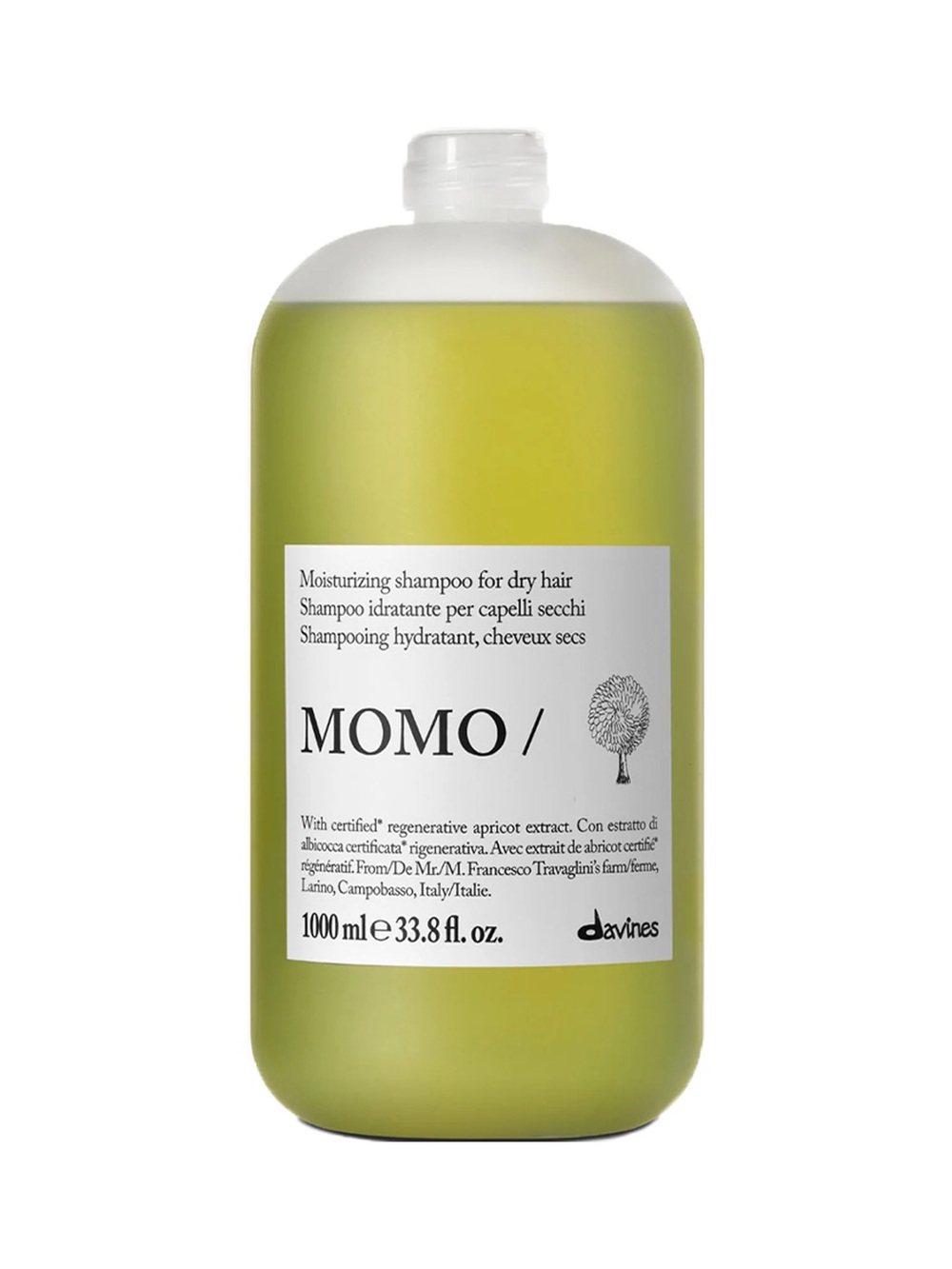 Davines MOMO Shampoo (Newly Repackaged) with New Liter Pump